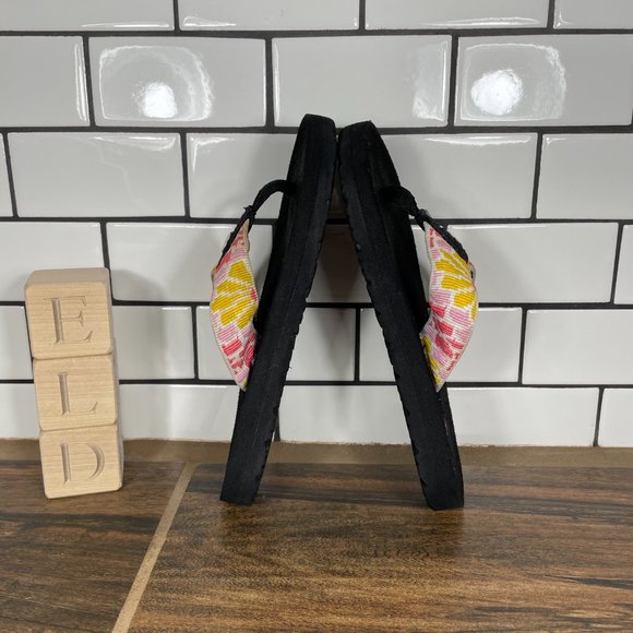 Teva Youth Mush 6282 Multicolor Comfort Slip On Flip Flop Thong Sandals Size 13 - Picture 5 of 8